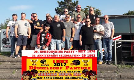 27. August 2017 – Die Panther Veteranen hatten viel zu feiern.